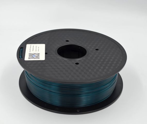 PETG-пластик MT Filament для 3D-принтера 1.75 мм 1 кг прозрачный аквамарин (3DMT-PETG1.75-01-TA) | Зображення 1
