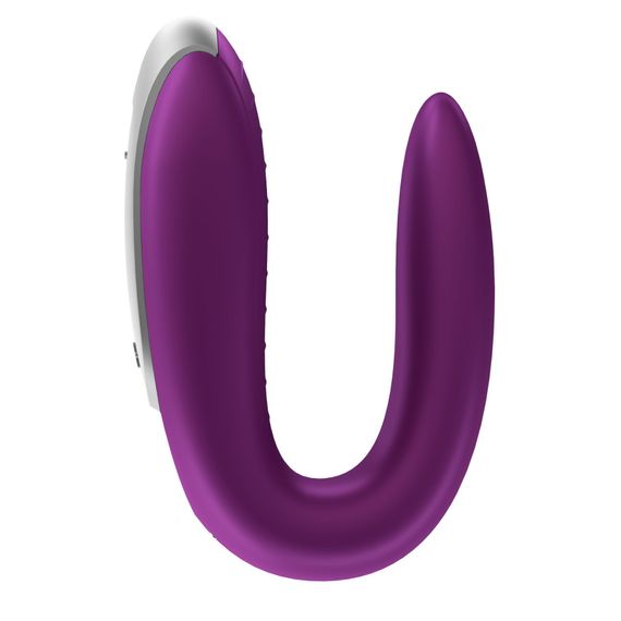 Смартвібратор для пар Satisfyer Double Fun з пультом, Фіолетовий | Зображення 3