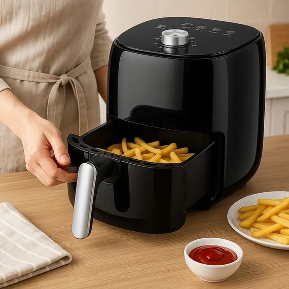 Фритюрница Crownberg CB-5540 • Электрическая фритюрница 2 л для дома с регулируемым термостатом | Зображення 4