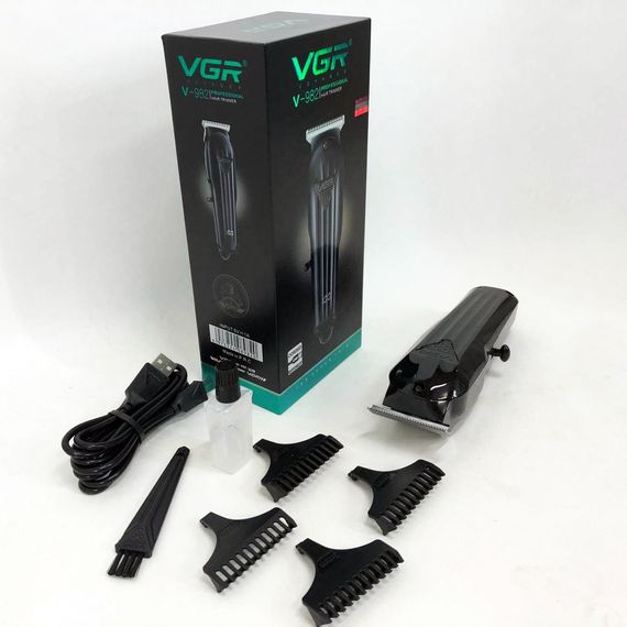 Машинка для стрижки волосся VGR V-982 LED Display, професійна електробритва, підстригальна машинка | Зображення 7