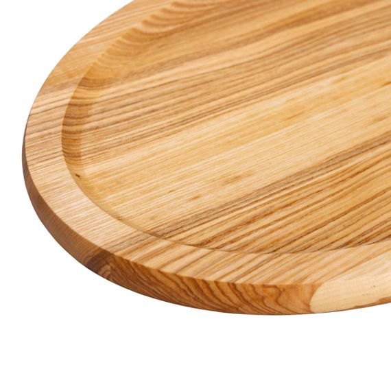 Овальна дошка 35×25 см для подачі нарізок, ясен T26W250 | Зображення 2