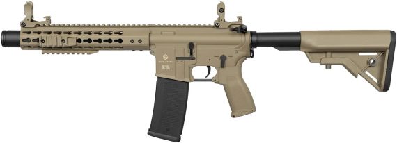 Страйкбольна гвинтівка Evolution Recon 10 Amplified Carbontech AEG 6 мм Tan | Зображення 1