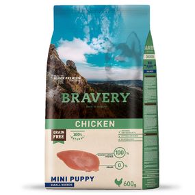 Корм Bravery Mini Puppy Chicken сухий з куркою для цуценят малих порід 600 гр