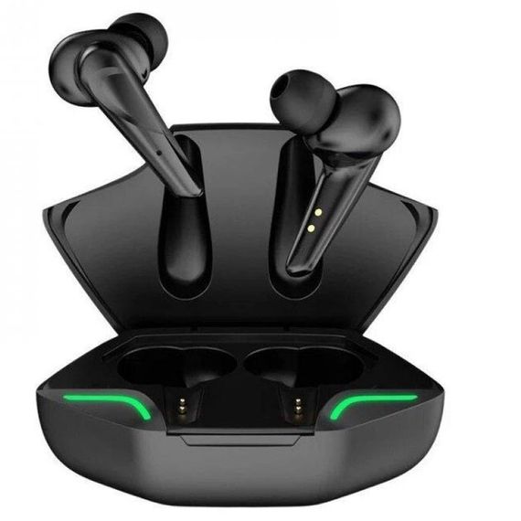 Беспроводные TWS наушники Bluetooth Bakey G11 с микрофоном. Кейс, повербанк, LED подсветка. OB-531 Цвет: черный | Зображення 6