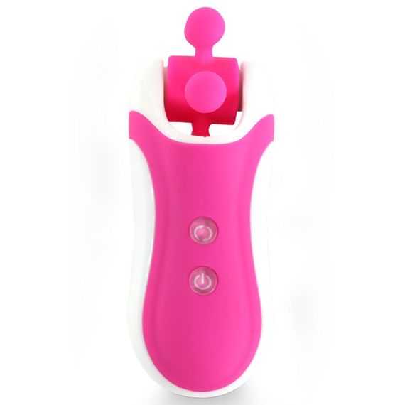 Стимулятор з імітацією оральних ласк FeelzToys - Clitella Oral Clitoral Stimulator Pink | Зображення 1
