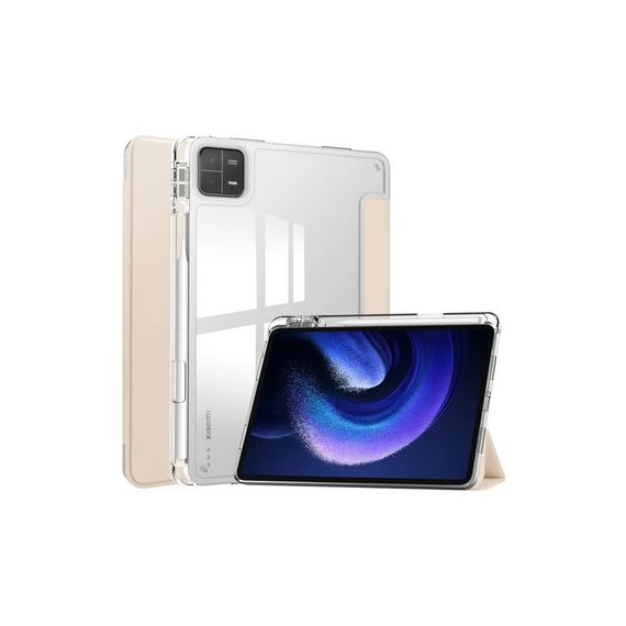 Чохол до планшета BeCover TPU Edge stylus mount Xiaomi Mi Pad 6 / 6 Pro 11" Rose Gold (709557) | Зображення 1