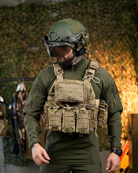 Плитоноска 4 точки сброса 7.62 мультикам  ПП788 | Зображення 1