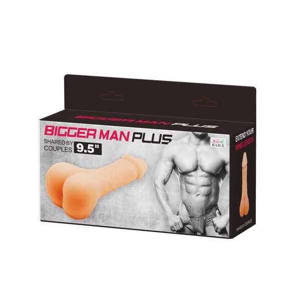 Мастурбатор-насадка "Bigger Man PLUS", BM-009176-1 Sex Aura | Зображення 9