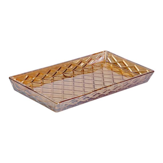 Блюдо для закусок стеклянное 27,5*13,5*2,5 см квадратное HP-YH-55 | Зображення 1