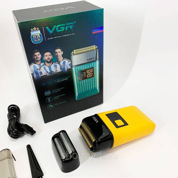 Електрична бритва для догляду за бородою VGR V-357, Професійний шейвер-електробритва AS-66 | Зображення 4