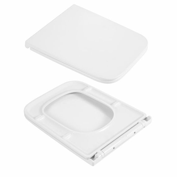 Унитаз подвесной Qtap Gemini безободковый с сиденьем Soft-close QTGEM26W45430 | Зображення 7