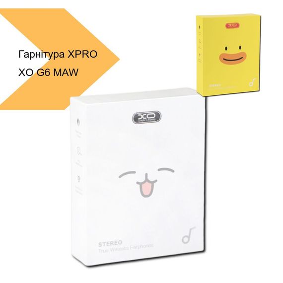 Bluetooth гарнітура з жовтим дизайном XPRO XO G6 (MAW-44573_1030) | Зображення 1