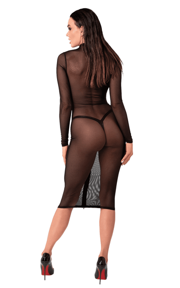 Сукня Noir Handmade F347 Tulle midi dress Чорний L | Зображення 3