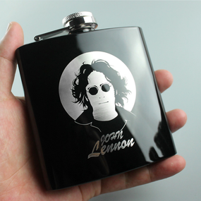 Фляга SV из нержавеющей стали "Lennon" 170 мл Черный (sv2238-13)