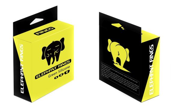 Набор из 3 шт силиконовых эрекционных колец Elephant rings, BS6000026 sexstyle | Зображення 8