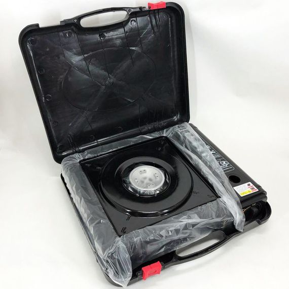 Портативная газовая плита с балоном, Легкая газовая плита для туристов, Горелка для готовки на природе DE-63 | Зображення 6