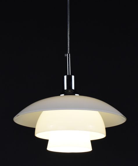 Люстра підвісна на 1 лампочку 27169 Хром 30-170х30х30 см. | Зображення 2