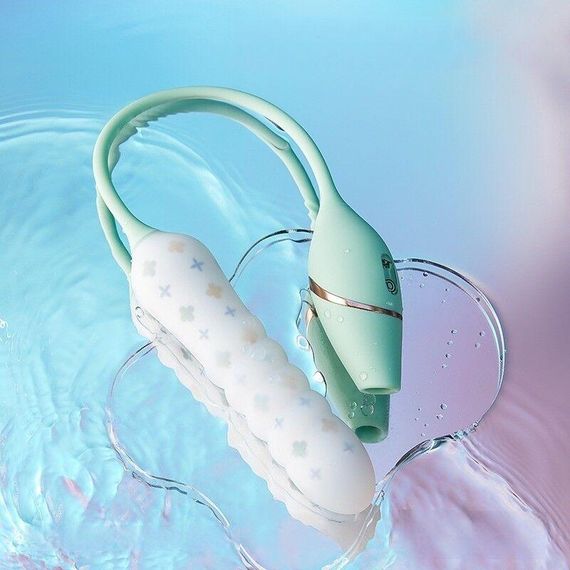 Пульсатор з вакуумним стимулятором KISTOY Cathy Pro на гнучкій зчіпці, під’єднання до смартфона Sex Aura | Зображення 1