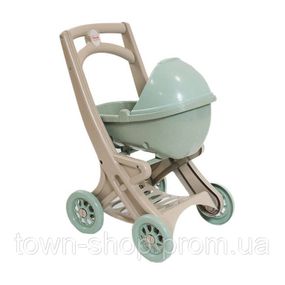 Коляска для кукол с люлькой 0121/01eco бирюзовый