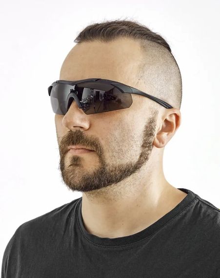 Очки баллистические Wiley X Vapor 2.5. 3 линзы (Grey/Clear/Light Rust) | Зображення 3