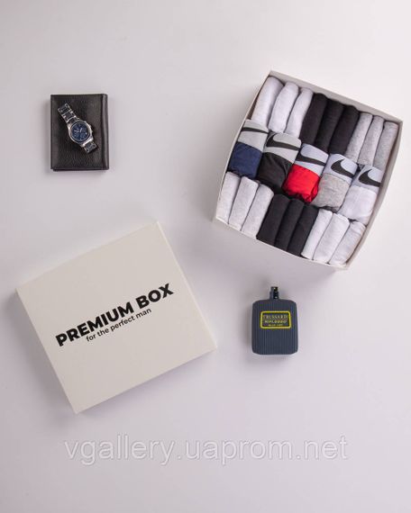 Подарунковий набір чоловічої білизни Nike 5 шт + 12 пар шкарпеток Nike, труси найк 5 шт + 12 пар шкарпеток найк L | Зображення 3