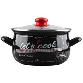 Каструля Gusto &quot;Давайте готувати&quot; Ч 24 см 5,7 л (GT-T-124-LCB)