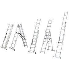 Лестница универсальная раскладная 9-ти ступенчатая SIGMA