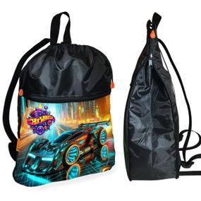 Рюкзак-мешок для школы Хот Вилс "Hot Wheels" детская сумка для обуви и спортивной одежды (01493)