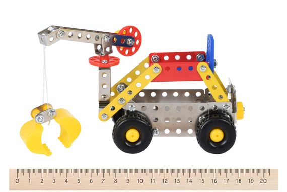 Конструктор металлический Same Toy Inteligent DIY Model Car Скрепер 124 эл. 58034Ut (58034Ut) | Зображення 2