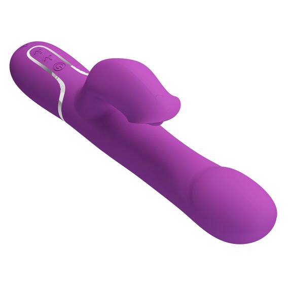 Вібромасажор із поступальним рухом серії Pretty Love — Falin Twinkled Tenderness Violet, 7 vibration sexstyle | Зображення 4