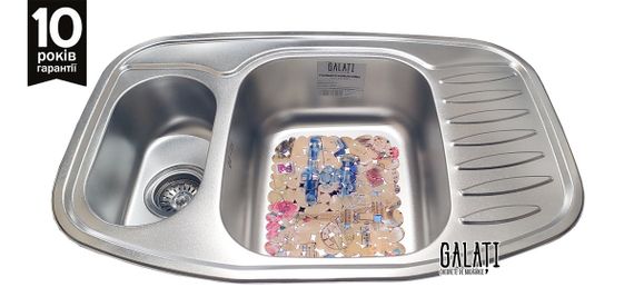 Кухонная мойка GALATI Rampă 1.5C Satin | Зображення 1