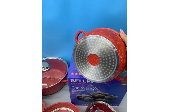 Набор посуды 9 предметов Bellmax Cookware Set BM-120 | Зображення 3