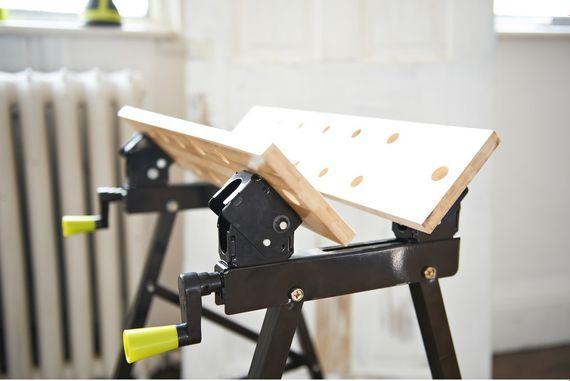 Верстак складной Ryobi RWB02, 605 x 120 x 180, 6,5 кг, 100 кг макс.вес (5133001779) | Зображення 1