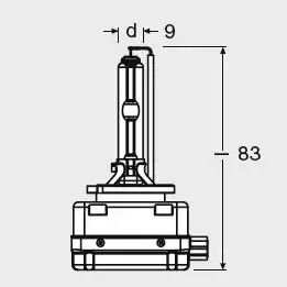 Лампа ксенонова Osram Original Xenarc D3S 42V 35W, OSRAM (66340) | Зображення 2