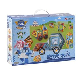 Конструктор магнітний Robocar Poli 3511 40 деталей