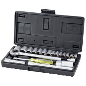 Набір насадок торцевих Grad 1/4", 3/8" в кейсі 20 шт (6003055)