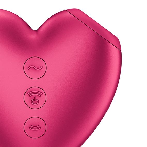 Вакуумний кліторальний стимулятор - Satisfyer Battery Powered Cutie Heart Pink Sex Aura | Зображення 4