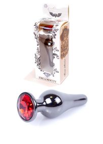 Анальная пробка -Jewellery Dark Silver BUTT PLUGRed Sex Aura