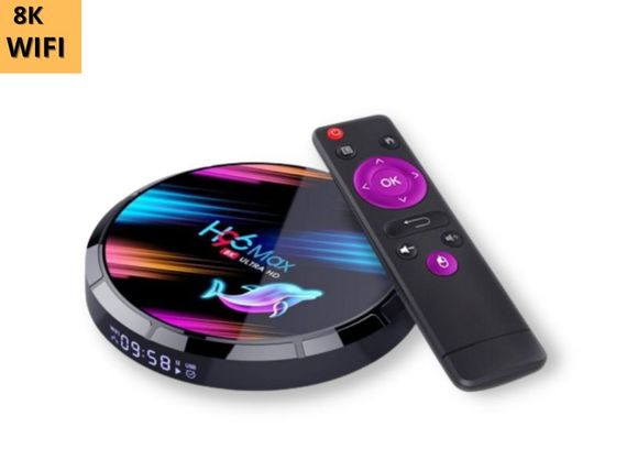 Смарт приставка Медиаплеер стационарный Android TV Box XPRO H96 Max X3 (4/32 Gb) Android 9.0 (H96 Max) | Зображення 1