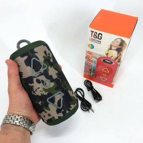 Беспроводная блютуз колонка в дорогу TG656, Портативная акустическая bluetooth колонка YM-76