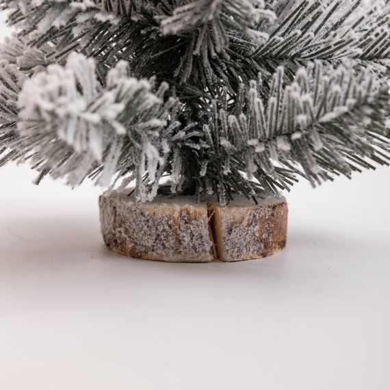 Штучна новорічна міні ялинка «Полонинська» зимова 25 см SOK-M-04-1 | Зображення 2