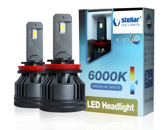 LED автолампи H11 STELLAR M65 Pro 65W 6000K 12–30V CANBUS EMC (комплект 2 шт.) | Зображення 3