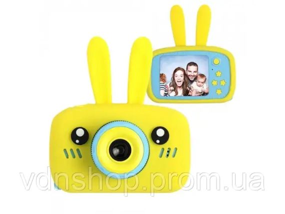 Детский фотоаппарат Smart Kids Camera цифровая фотокамера, детская камера для фото желтый