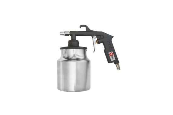 Пневмопистолет пескоструйный Intertool - нижний бак 1000 мл 8bar (PT-0705) | Зображення 1