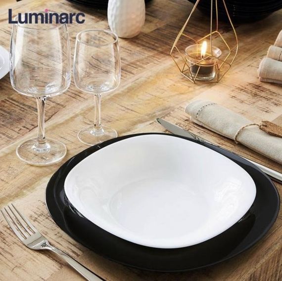 Столовий сервіз Luminarc Carine Black/White N1500, 30 предметів, на 6 персон | Зображення 8