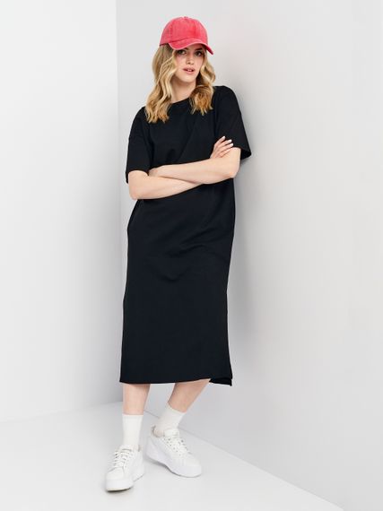 Сукня для жінок довга з коротким рукавом літня, XL | Зображення 6