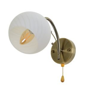 Бра настенное накладное в спальню LK-655W/1 E14 AB