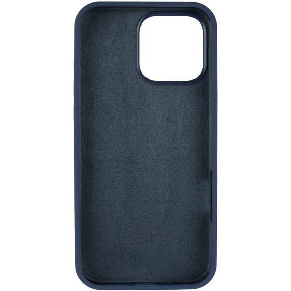 Чохол Silicone Case Full Protective (AA) для Apple iPhone 16 Pro Max (6.9") Синій / Deep navy | Зображення 2