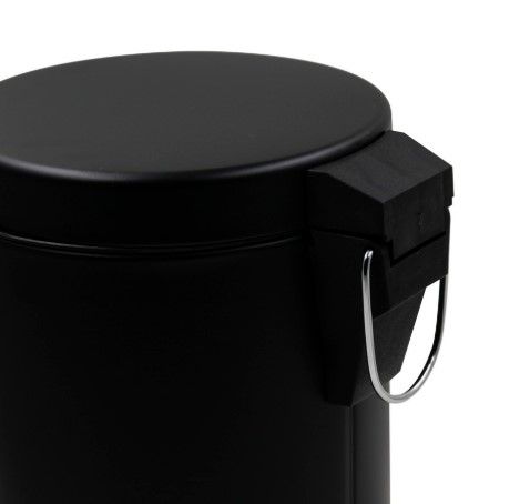 Відро для сміття кругле Zerix Solo-TC0105 Black 5 л чорне (ZX5898) | Зображення 2