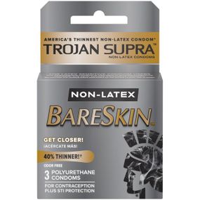 Упаковка презервативів 3шт Trojan Supra BareSkin